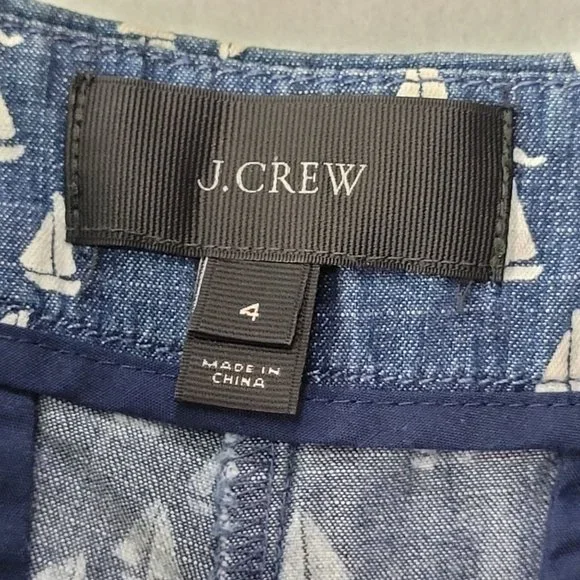 J Crew Navy Blue Sailboat Shorts - Picture 7 of 8